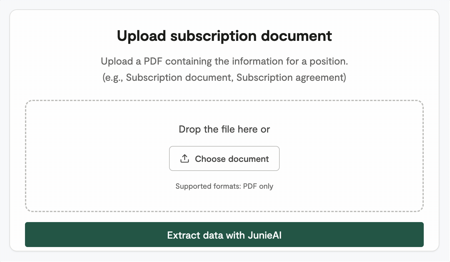 Import Subscriptions