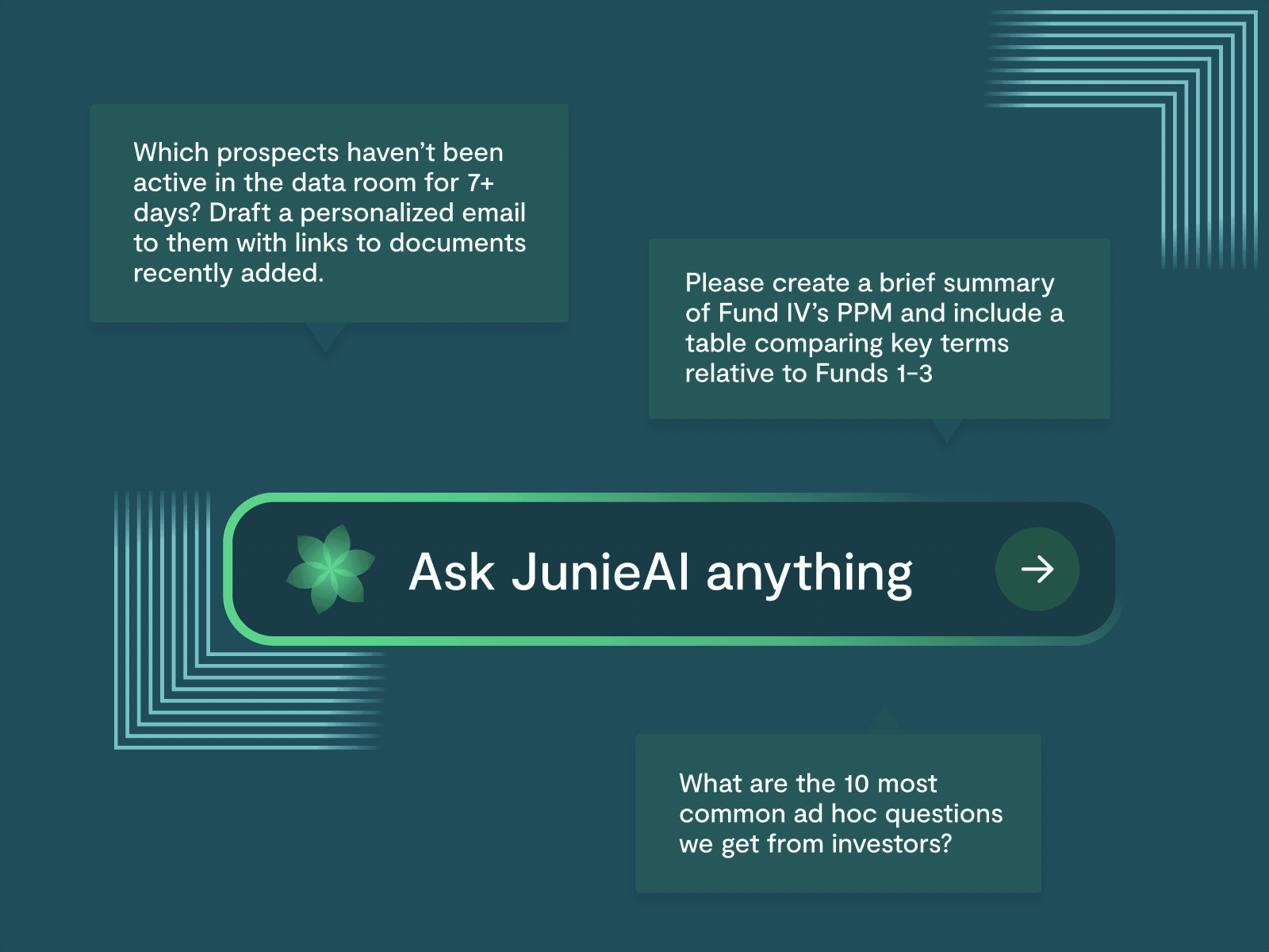 Junie AI animated chatbox