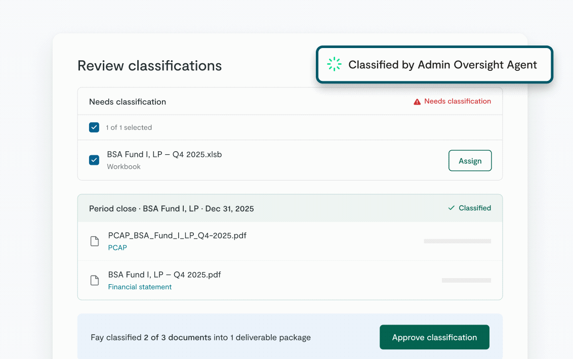Review Classificaitons UI