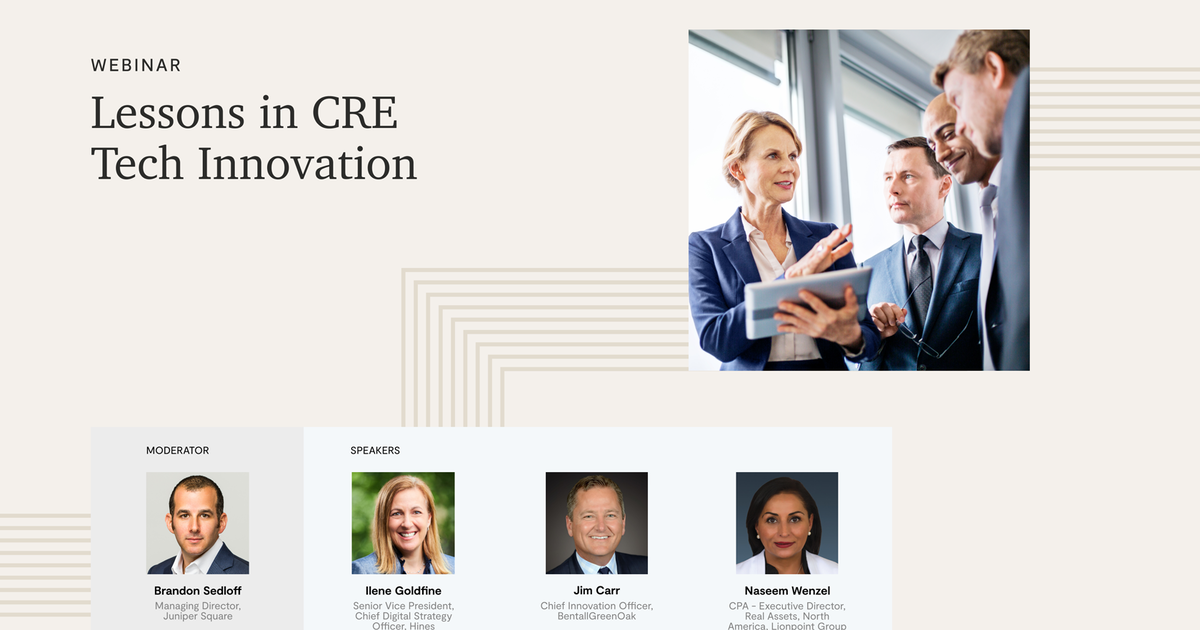 Cre Lessons Key lessons in CRE tech innovations