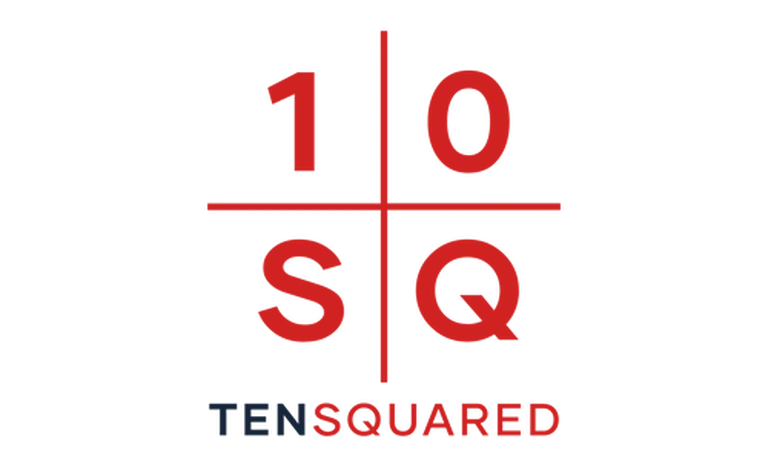 Ten squared logo