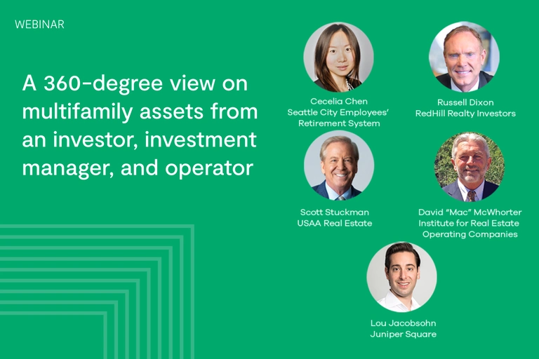 A 360 Degree View On Multifamily Assets From An Investor Investment Manager and Operator