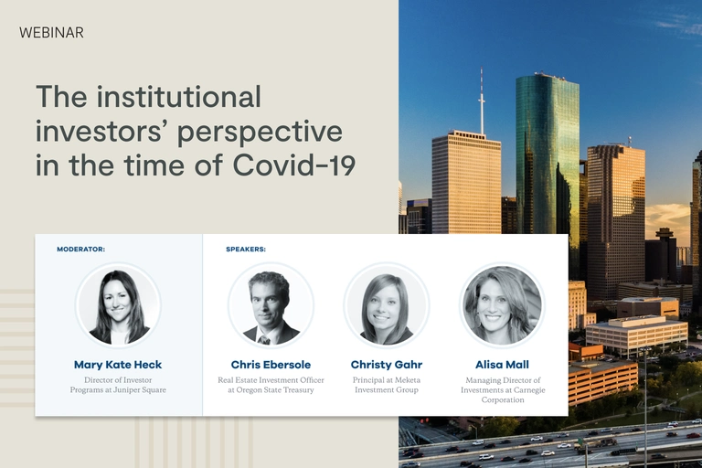 The institutional investors perspective in the time of Covid 19
