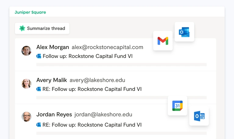 Email and calendar sync